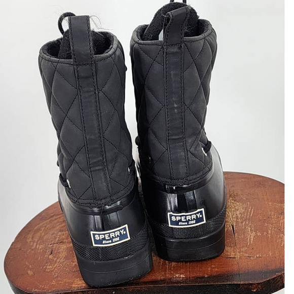 Sperry Top-Sider Women's Gosling Duck Boot, Black‎ Size 10 - Picture 3 of 7